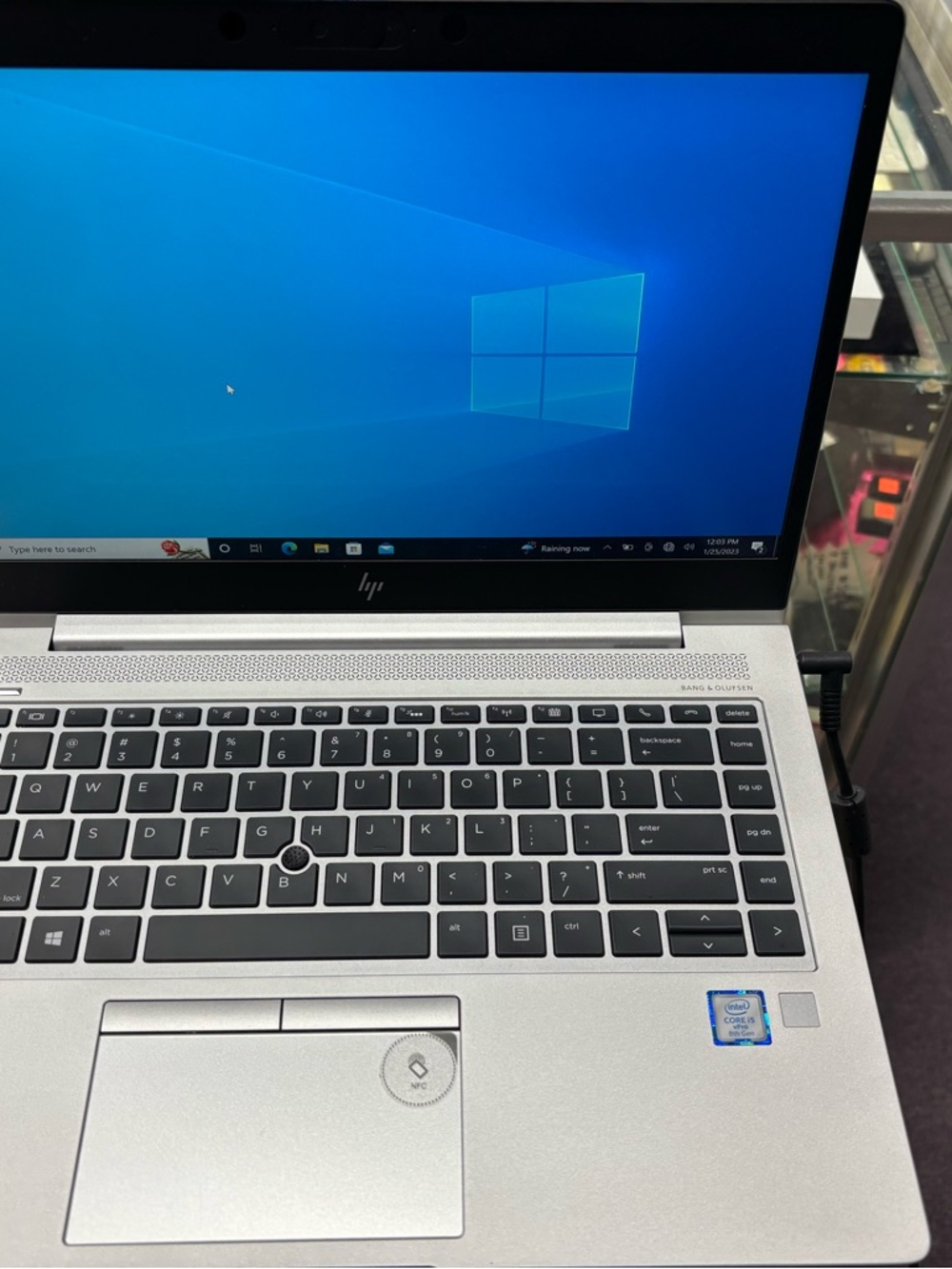 HP EliteBook Silver 840 G6 Touch Screen Laptop with Numeric Keyboard $325